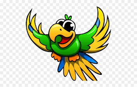 Parrot Clipart Transparent Background Parrot Cartoon No Background Png Download 477125 Pinclipart All black outline black filled multicolor. parrot clipart transparent background
