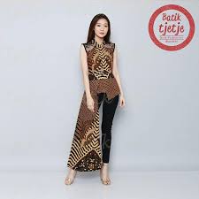Lebar dada 52 panjang 68 xl : 30 Desain Baju Batik Wanita Modern Casual Kombinasi Terbaru