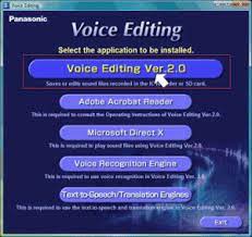 Panasonic Voice Editing Premium 2 0 Full Version Free Download Panasonic Download The Voice