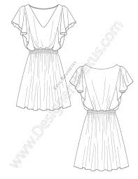 Make sure you're drawing on lined paper so you have. Free Fashion Downloads Illustrator Dress Flat Sketches