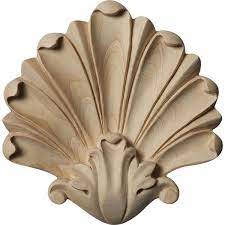 Bracket can clamp directly to 15mm lightweight rods or can be. Ekena Millwork Onlwfo Foster Shell Wood Applique Onlay