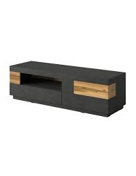 Ce petit meuble de rangement et ses 6 tiroirs sont fins prêts à. Petit Meuble Tv Noir Design Vigo