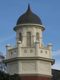 The Ornamental Tower Of A Queen Anne Mansion Ballarat Elements Of Art Mansions Queen Anne