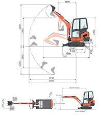 1 5 Ton Mini Excavator Plant Tool Access And Self Drive