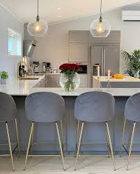 Handpicked local products · buy now, pick up in store Be Inspired By Velvet For Your Kitchen Breakfast Bar Decor Modern Bar Stools Kitchen Modern Kitchen Bar Home Decor Kitchen