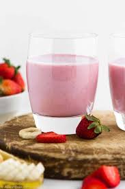 1 752 protein juice stock video clips in 4k and hd for creative projects. High Protein Strawberry Banana Smoothie A Clean Bake