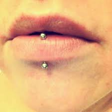 My Vertical Labret Done By Stephania At Dahlia Piercing And Tattoos 3