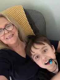 Nana spends relaxing sunday with autistic grandson