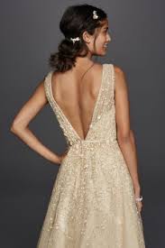 Melissa Sweet Wedding Dress With Plunging Neckline