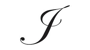 Beautiful calligraphy writing in alphabet j letters. Cursive Capital J Psfont Tk