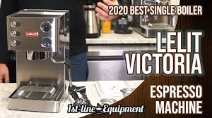 The ultimate stop for this best home espresso machine is compact and reliable. 2020 Best Single Boiler Espresso Machine Lelit Victoria Youtube