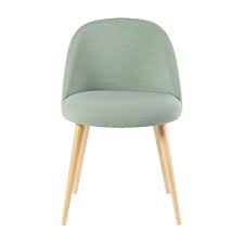 Silla Vintage Verde Claro Y Abedul Macizo Maisons Du Monde Chaises D Epoque Chaise Vintage Chaise Verte