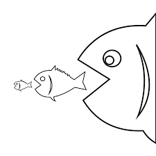What do you eat in eat small fishes? Big Fish Eat Small Fish Royalty Free Cliparts Vectors And Stock Illustration Image 73175356