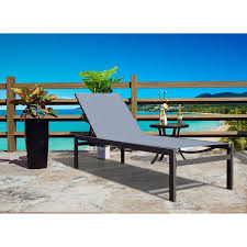 Simple Elegant And Ergonomics This Streamlined Mesh Backed Chaise Lounge Offers The Ultimate In Lounge Chair Outdoor Patio Chaise Lounge Patio Rocking Chairs