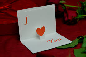 When you open the card, the heart will pop up at you. Easy Pop Up Valentine Card Template Novocom Top