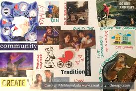 Family Values Collage - Creativity in Therapy
