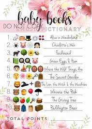 Maybe you would like to learn more about one of these? Baby Shower Emoji Pictionary Guessing Game With Answers Etsy In 2021 Cute Baby Shower Games Baby Shower Fun Virtual Baby Shower Ideas