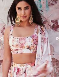 Katrina Kaif Looks Dreamy In Sabyasachi S Floral Lehenga Katrina Kaif Dresses Floral Lehenga Katrina Kaif