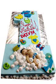 Cakes are one of the sweetest part of the birthday celebration. Simple 1st Birthday Cake At Rs 1200 Kilogram Cake Id 16316395648