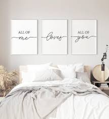 All Of Me Loves All Of You Print Set For Bedroom Love Prints Etsy In 2020 Printable Wall Art Bedroom Bedroom Wall Decor Above Bed Wall Decor Bedroom