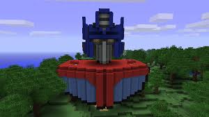Optimus Prime Cool Minecraft Minecraft Anime World Crafts