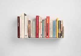 Songmics white floating wall shelf. Buy Wall Bookshelf 45 X 15 Cm