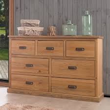 Commode En Bois 7 Tiroirs Hank Commode Delamaison Ventes Pas Cher Com Commode Bois Petit Meuble Rangement Commode
