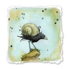 snail two snail art bird art creature design