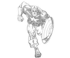 Shield and has a motorcycle and a war chariot. Free Printable Captain America Coloring Pages For Kids