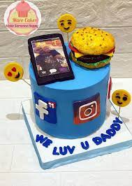 Social Media Cake Decorated Cake By Maro Cakes Cakesdecor