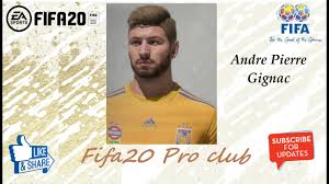 Explore tweets of gignac @gignac on twitter. Fifa 20 Andre Pierre Gignac Look Alike In Tigres Uanl Fifa20 Pro Club Youtube