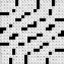 They're equally good for kids learning how to spell, for adults wanting to stimulate their mind, or for senior citizens looking to keep their minds sharp. 1227 20 Ny Times Crossword 27 Dec 20 Sunday Nyxcrossword Com