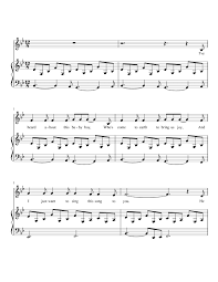 Free Printable Christmas Hallelujah Sheet Music
