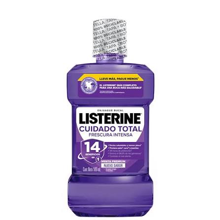 Listerine Cuidado Total enjuague Bucal x 500 ml