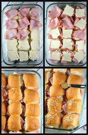 Baked Ham And Cheese Sliders Recipe Slider Recipes Recipes Food