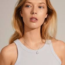 Pilgrim Halskette mit gewelltem Anhänger