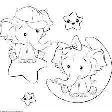 They are 3 or 4 times larger than that humans. 16 Coloring Pages Of Cute Baby Elephants