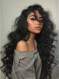 This style afforded the wearer an opportunity for individuality, as people often cut designs into the back and sides or added different colors to the top hip hop also had an influence on young black women. Fluffy Long Big Body Wavy Hair Synthetic Wigs For Black Women