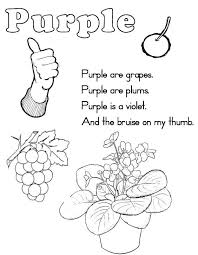 Get certified by completing a course today! Color Purple Page Coloring Home