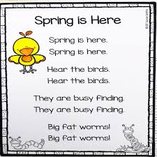 Reading and engaging in poetry is an enriching experience to add to any life. 5 Spring Poems For Kids Little Learning Corner
