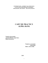 If you are an alpha bank customer and want to be informed for all your products, as well as carry out your transactions remotely, now you can do so, easily and quickly, on the go! Doc Caiet De Practica Sophy Sophya Academia Edu