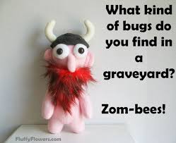 cute & clean math zombie joke for children featuring an adorable ...