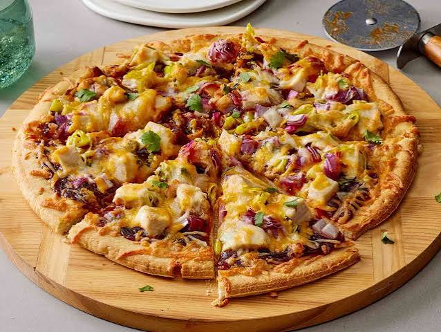 Barbecue Chicken Pizza (Seafood)