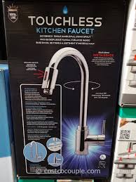 royal line touchless chrome kitchen faucet