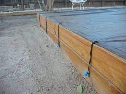 Tarp Ties On Sandbox Build A Sandbox Backyard Backyard For Kids