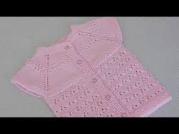 V Ajur Modelli Yelek Yapimi Youtube Baby Knitting Patterns Bebek Yelek Orgu