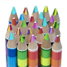 Yoobi Colors Have Never Looked So Stripe Tastic Use These Awesome Multi Colored Color Pencils For Note Taking Colored Pencils Coloring Supplies Stripe Pencil