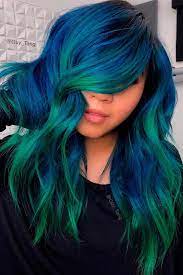 The Top Green Hair Color Ideas And How To Get Them Bright Blue Hair Green Hair Colors Vivid Hair Color