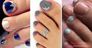 Decoraciones de uñas de pies sencillas. Https Xn Decorandouas Jhb Net Unas Decoradas Pies