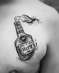 Hennessy is a better tattoo choice than your current bf/gf. 26 I N K I N S P O Ideas Tattoos Body Art Tattoos Tattoo Designs